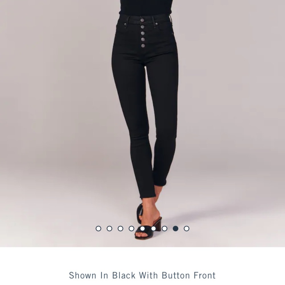 High Rise Super Skinny Ankle Jeans Abercrombie